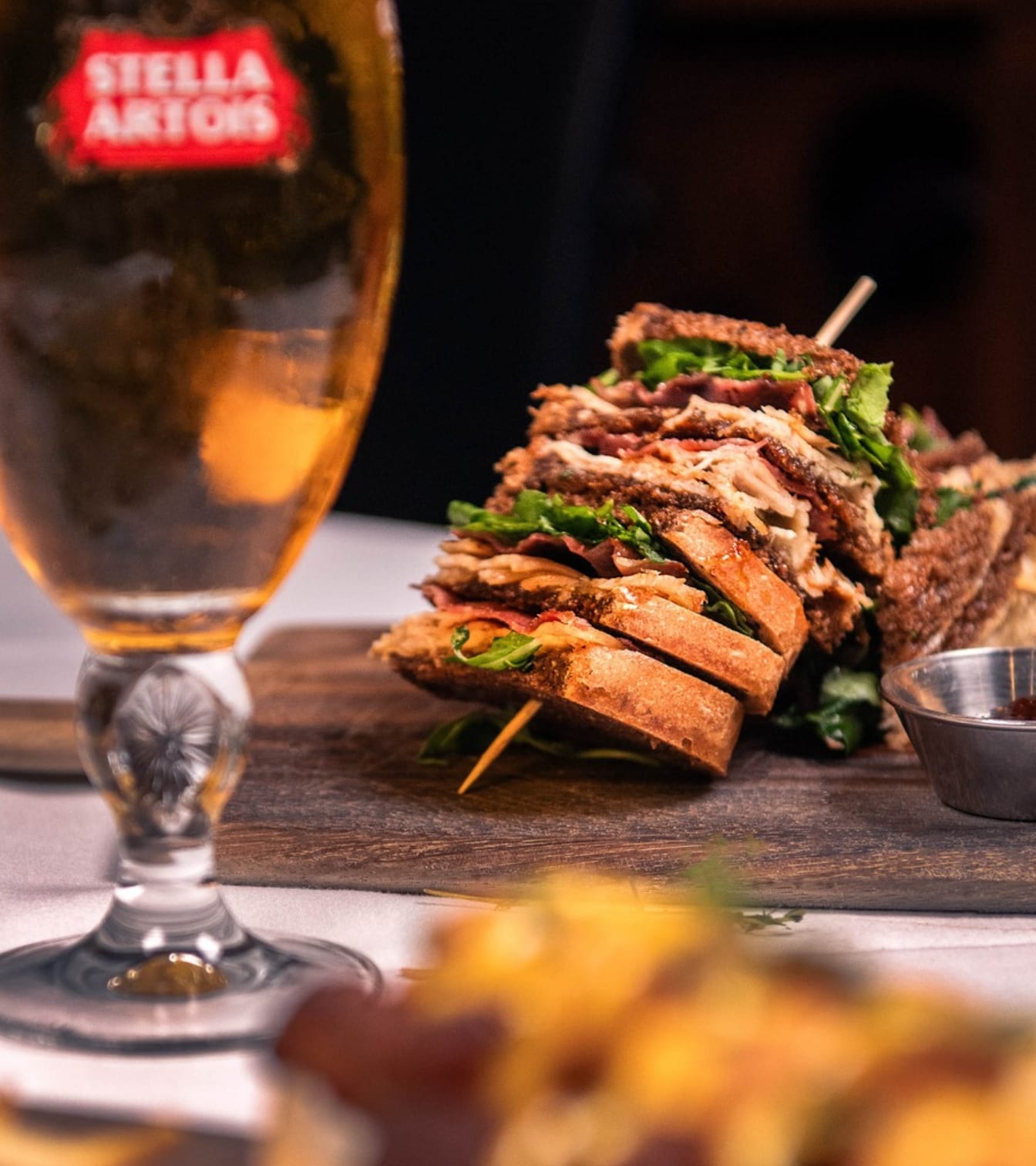 Open-air rooftop views at La Cocina at The Cellar Upstairs