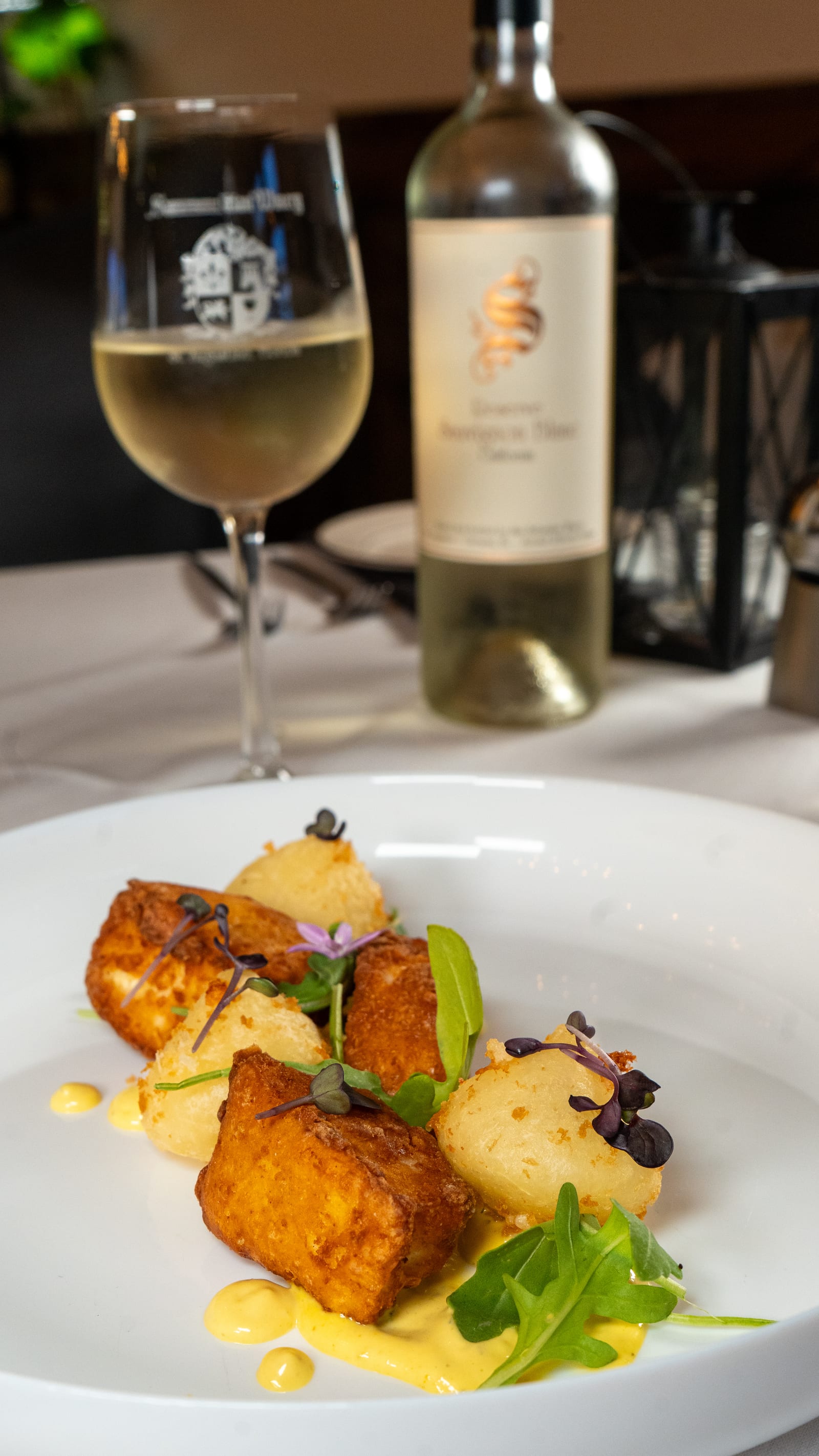 Curated wines from San Sebastian Winery at La Cocina at The Cellar Upstairs